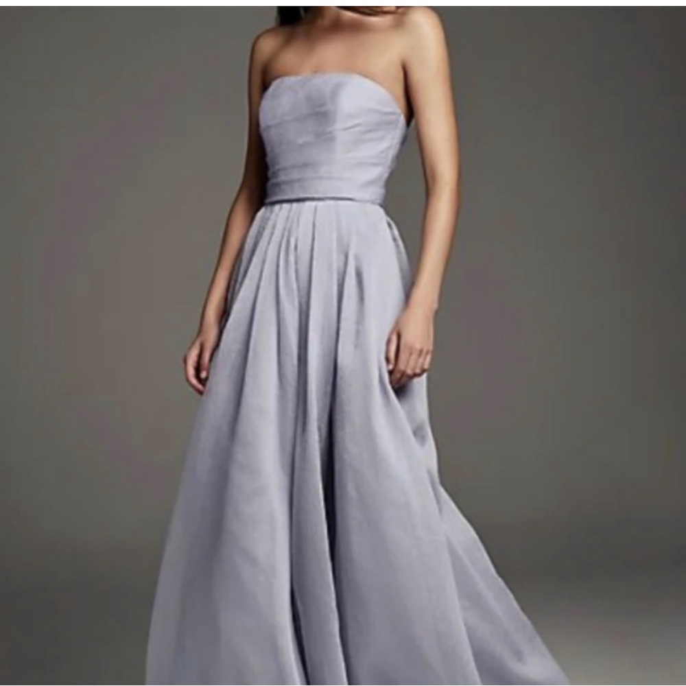 Worn once for a wedding 
Size 0 no alterations 
Colour is Fog